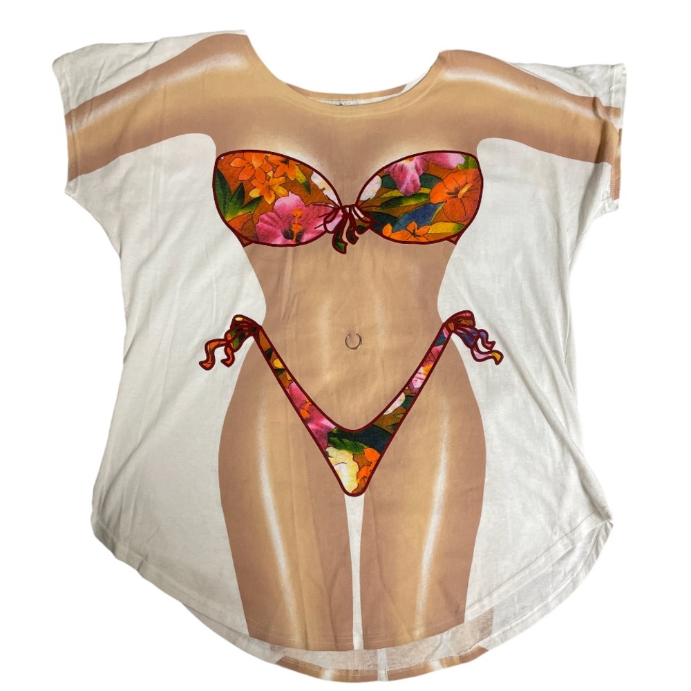 Bikini Oversized CoverUp Metal Bellybutton Ring
